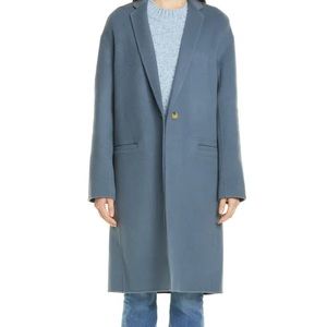 Vince double face wool blend coat